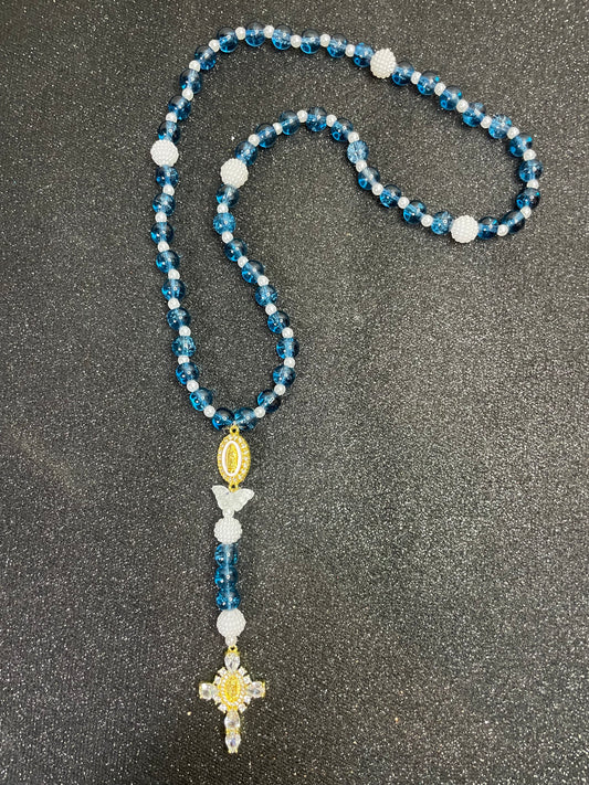 Chapelet - perles « lagoon »